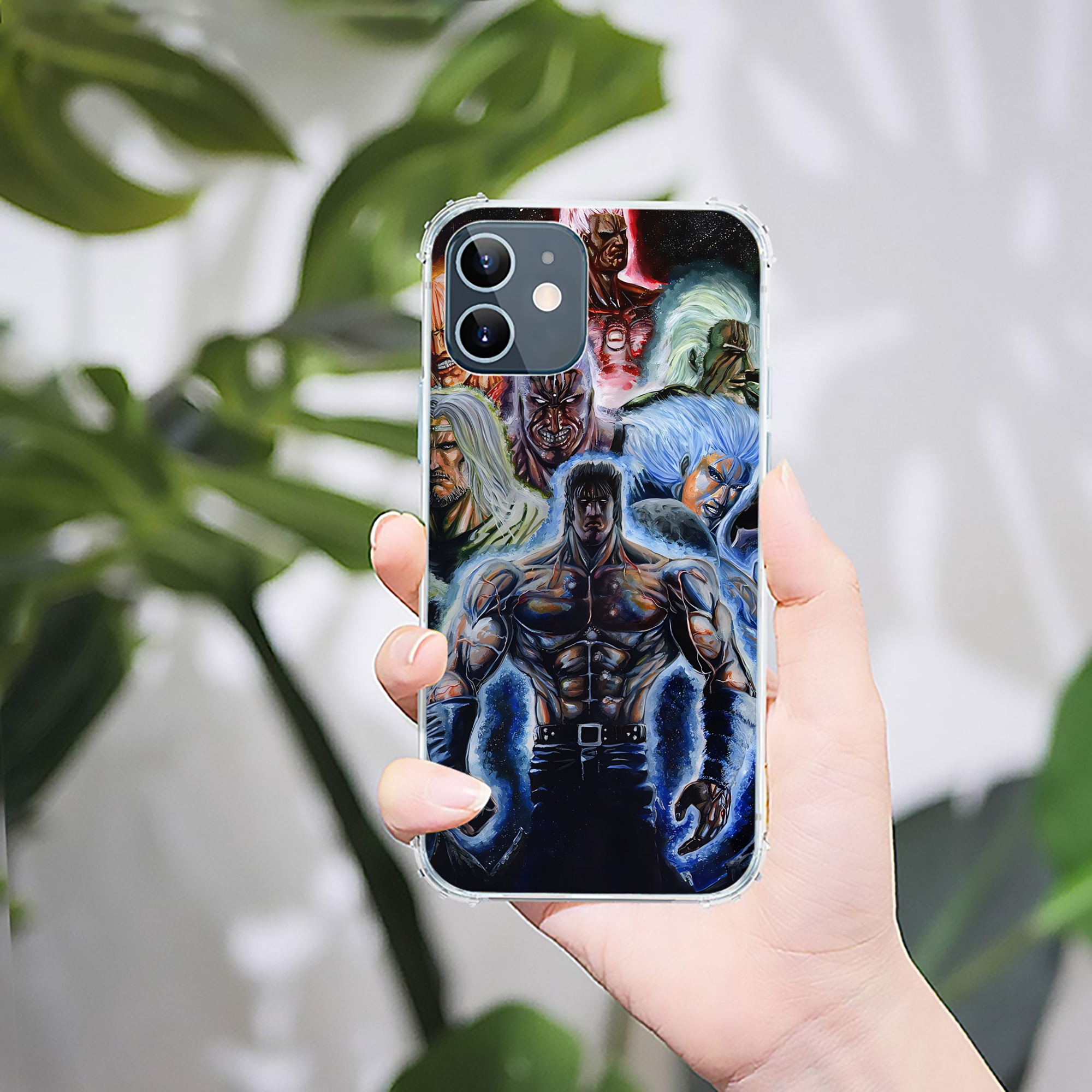 （画像用） 北斗の拳 Fist of the North Star 【iPhone 12シリーズ対応】透明スマホケース（クリアソフトケース）